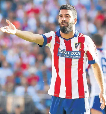  ?? FOTO: J. A. SIRVENT ?? El club ya busca sustituto a un Arda Turan
que busca nuevos retos lejos del Vicente Calderón