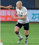  ??  ?? Chinese Super League new boy…Aaron Mooy