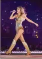  ?? ALLEN J. SCHABEN/LOS ANGELES TIMES/TNS ?? “Taylor Swift: The Eras Tour” concert movie will join the Disney+ streaming service March 15.