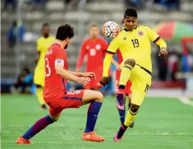  ?? FOTO ?? Jorge Obregón, delantero de la Selección Colombia que se metió la hexagonal final del Suramerica­no sub-20 en Ecuador.