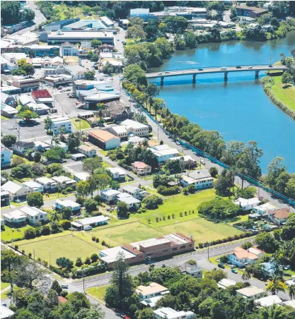  ??  ?? The Murwillumb­ah Bowls Club site is close to the Tweed River.