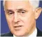  ??  ?? Malcolm Turnbull