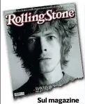  ??  ?? Sul magazine Sopra la copertina di Rolling Stone Italia. Sul suo sito l’intervista integrale a Bernie Sanders (a destra)