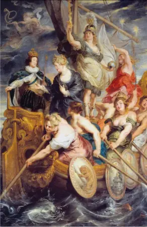  ??  ?? La majorité de Louis XIII. Une allégorie de l’accession au pouvoir du roi, par Rubens.