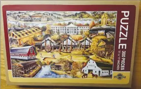  ?? ?? This jigsaw puzzle from Jones’ painting is available at the Bella Vista museum gift shop.