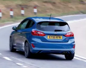  ??  ?? Even among an impressive current crop of hot hatches equipped with limited-slip diffs, the new front-wheel-drive Fiesta ST’S exceptiona­l handling ability stands out.