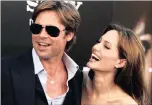  ??  ?? ‘SHE BLINDSIDED HIM’: Angelina Jolie is reported to have blocked all incoming calls and text messages from her estranged husband, Brad Pitt.