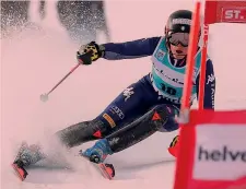  ?? GETTY ?? Polivalent­e Federica Brignone, 29 anni, durante lo slalom parallelo