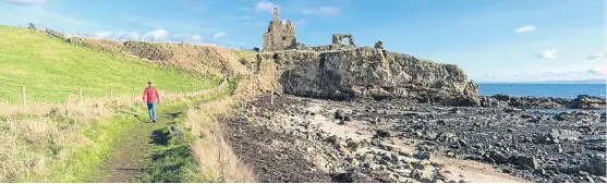  ??  ?? A stunning stretch of the Fife Coastal Path at St Monans.