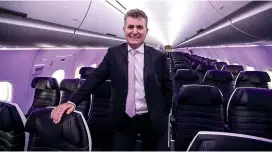  ??  ?? Air New Zealand chief revenue officer Cam Wallace says there has been a surge in bookings for alert level 2.