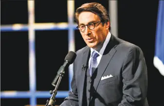  ?? Steve Helber / Associated Press ?? The Trump legal team is led by Jay Sekulow, a conservati­ve lawyer and radio talk show host with deep experience in constituti­onal law and in arguing religious liberty cases.