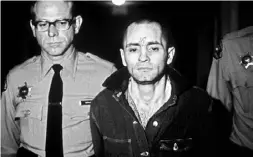  ?? AFP / GeTTy IMAGeS ?? Charles Manson goes to hear his sentence in Los Angeles in 1971.