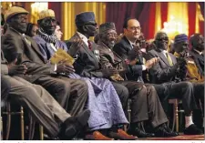  ?? (Ph. Le Parisien) ?? Il a « fallu mener un long combat pour que la France consente enfin à réparer cette injustice », a reconnu François Hollande hier.