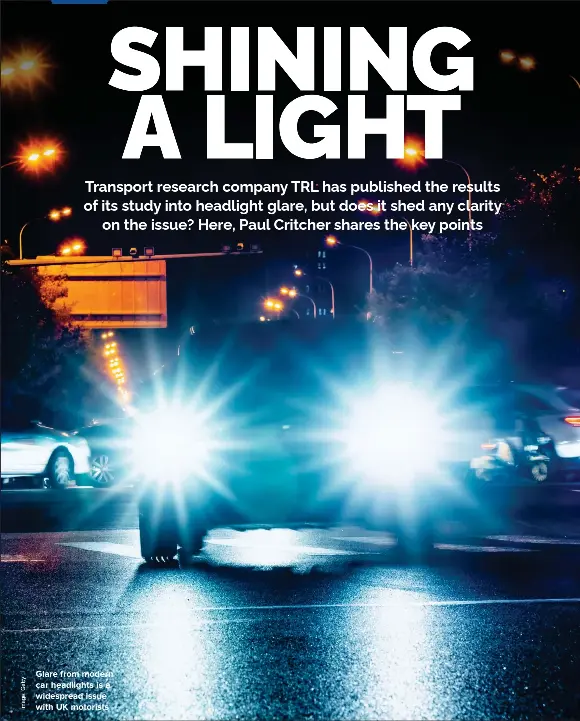 Glare update TRL publishes the results of its headlights study ...