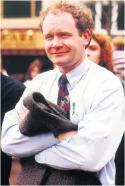  ??  ?? Life story: Martin Mcguinness pictured in 1995