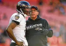  ?? Nick Cammett / Getty Images ?? Robert Griffin III, who spent two seasons with David Culley, says he will have no trouble earning the respect of the players.
