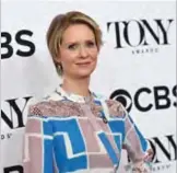  ??  ?? In this file photo taken on May 3, 2017 Nominee Cynthia Nixon attends the 2017 Tony Awards Meet The Nominees Press Junket at the Sofitel Hotel in New York City. — AFP