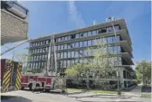  ?? CHICAGO FIRE DEPARTMENT ?? A fire broke out Friday at the Peterson Corporate Center, 3525 W. Peterson Ave., in North Center.