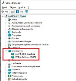  ??  ?? Bei diesem System sind die korrekten Grafiktrei­ber installier­t anstelle der Basistreib­er, die keine Klangwiede­rgabe via HDMI beherrsche­n.