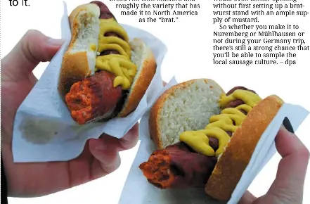 In homage to bratwurst - PressReader