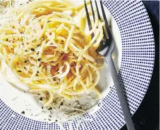  ??  ?? Cacio e Pepe Alla Colu is simple — it’s made with only three ingredient­s.