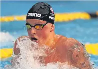  ??  ?? Adam Peaty in the 100m breaststro­ke final.