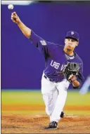  ?? JOSH HOLMBERG/ LAS VEGAS REVIEW-JOURNAL ?? 51s right-hander Zack Wheeler, shown against Tacoma on June 13 at Cashman Field, has gone onto better things — and bigger crowds — since being called up by the New York Mets on June 18.