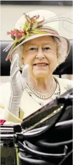  ?? BILD: SN/AP/GRANT ?? Die britische Queen Pfund zwei Mal um.
dreht
jedes