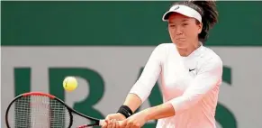  ??  ?? Lulu Sun will represent New Zealand at Wimbledon.