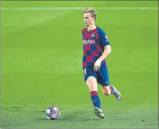  ?? FOTO: GETTY ?? De Jong brilló ante el Nápoles Quizás su mejor partido en el Barça