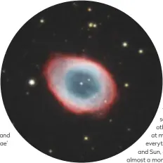  ??  ?? ▲ A large telescope should make out the central star of M57, the Ring Nebula in Lyra