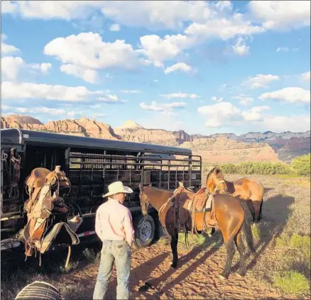  ?? John Branch ?? THE WRIGHTS, one of the original Mormon families to settle Utah, own 1,200 acres near Zion National Park and hundreds of cows.