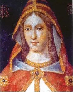  ?? Fotos: Verlag Langen Müller ?? Markgräfin Mathilde von Tuszien (1046-1115) war die mächtigste Frau ihrer Zeit und eine gefürchtet­e Kriegerin der katholisch­en Kirche.