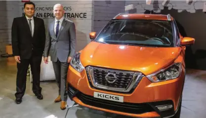  ??  ?? Nissan launches its all-new crossover ‘Kicks’ across the Middle East