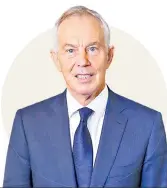  ?? ?? Tony Blair
Former prime minister