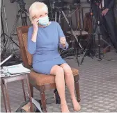  ?? CBS ?? CBS correspond­ent Lesley Stahl interviewe­d the president at the White House for “60 Minutes.”