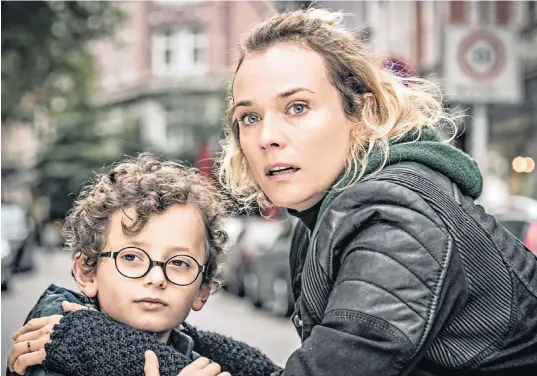  ??  ?? Vengeance: Diane Kruger and Rafael Santana in a scene from In the Fade