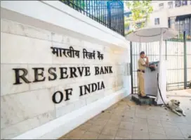  ?? MINT ?? Finance ministry officials estimate the RBI has at least ₹3.6 lakh crore more capital than it needs, which they say can be used to help bolster weak Indian banks.
