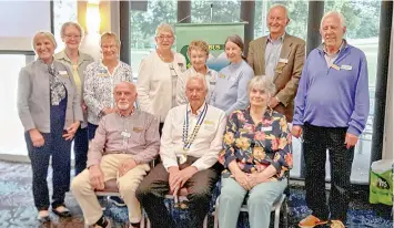  ?? ?? At the Warragul Ranges Probus Club recent annual meeting is the new executive: Chris James, Val Hardy, Jenny Wiederman, Margaret Gleeson, Joy Ryrie, Joan Grist, Peter Gilbert, Gary Rush, Ken Ipsen, David Belcher, Marie Kitching