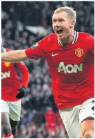  ??  ?? Paul Scholes in his United heyday