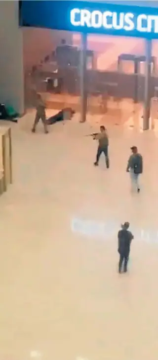  ?? // ABC ?? Captura de vídeo que muestra a algunos de los asaltantes