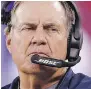  ??  ?? Head coach Bill Belichick