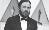  ?? JORDAN STRAUSS / INVISION / THE ASSOCIATED PRESS FILES ?? Accusation­s of sexual harassment have targeted Casey Affleck, who won a Best Actor Oscar last year.