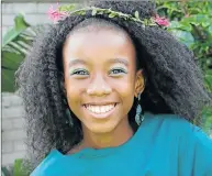  ?? Picture: SUPPLIED ?? BIG DREAMS: Sinebango Cetywayo is a Face of Africa Miss Pre-Teen finalist