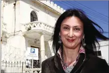  ??  ?? Daphne Caruana Galizia: a one-woman Wikileaks