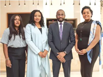  ?? ?? CEO YD Company, Dr. Yetty Ogunnubi ( left); President, Ascend Studios Foundation/ Implementi­ng Partner, GTA, Dr. Inya Lawal; Director General NITDA, Kashifu Inuwa Abdullahi and Co- Founder, ONE AFRICA, Dr. Olori Boye- Ajayi.