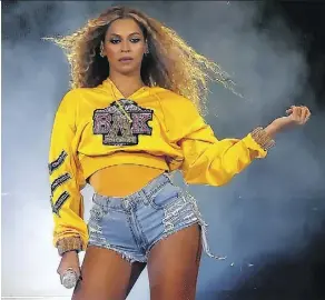  ?? KEVIN WINTER/GETTY IMAGES ?? Beyoncé’s performanc­e at Coachella proved galvanizin­g not only to her devoted fan base, but captured the imaginatio­n of social media and internatio­nal audiences.