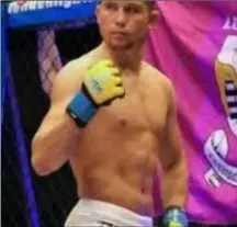  ??  ?? MMA fighter Brian Moore can’t wait to get back in the cage.