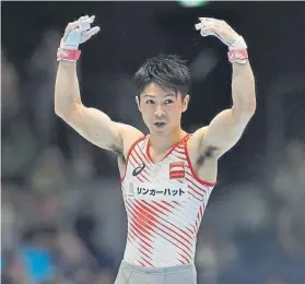  ?? FOTO: GETTY ?? Uchimura ante un reto histórico El japonés busca en Montreal su séptimo Mundial