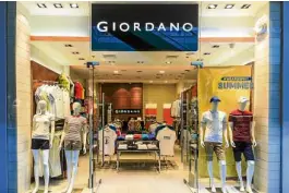  ??  ?? Hong Kong-based Giordano brings its men’s, women’s and children’s fashion to SM City Lipa.